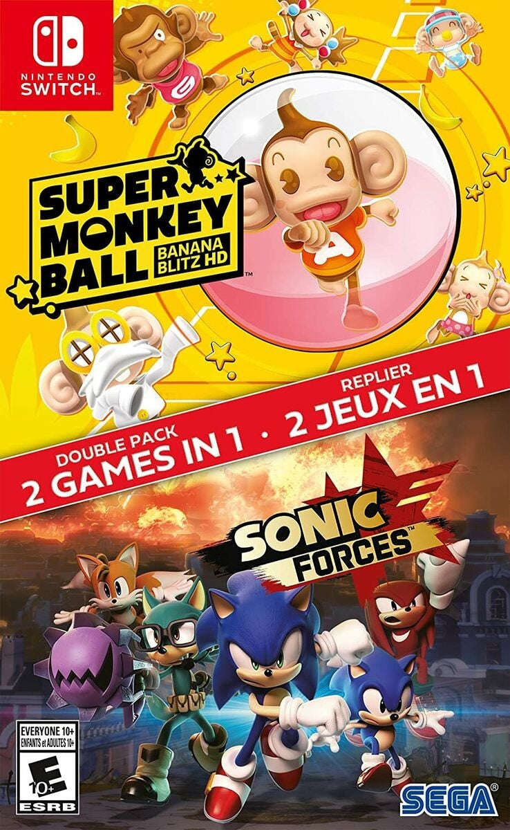 Super Monkey Ball: Banana Blitz HD & Sonic Forces Double Pack (US Import) (Nintendo Switch)