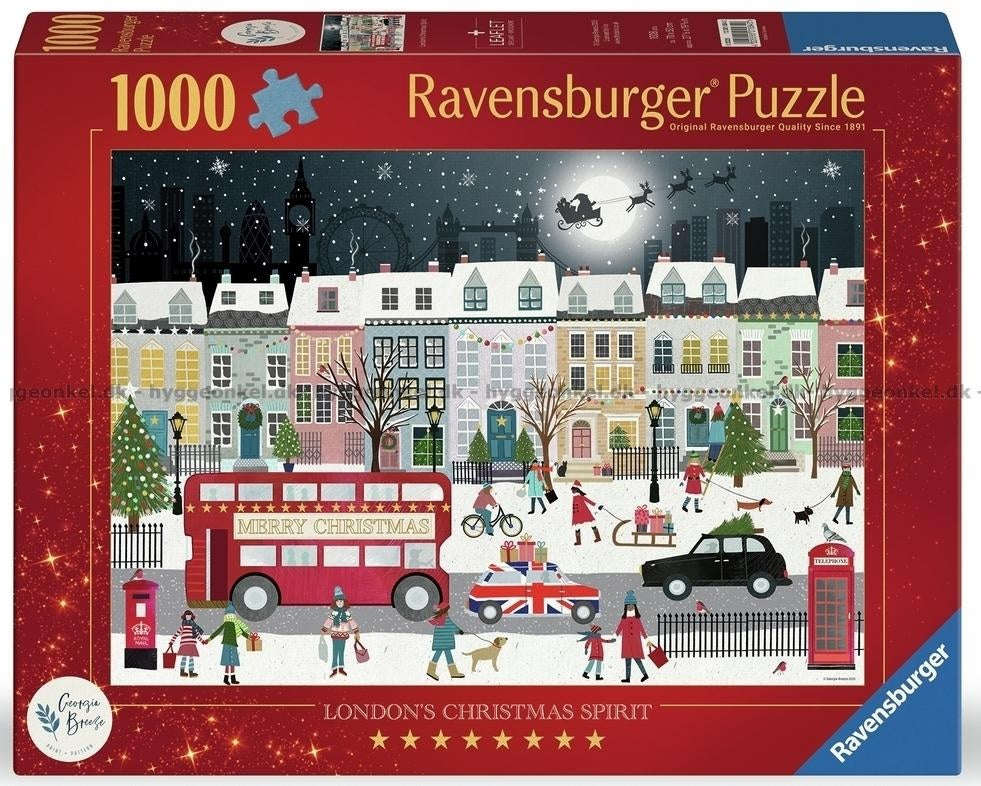 Ravensburger Puzzle - Londons Christmas Spirit, 1000pc (Jigsaw Puzzle)