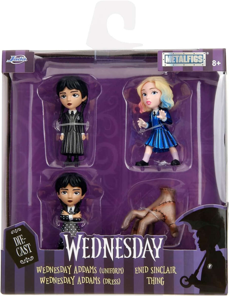 Wednesday - 2.5" Metal Figs 4-Pack (Toys)