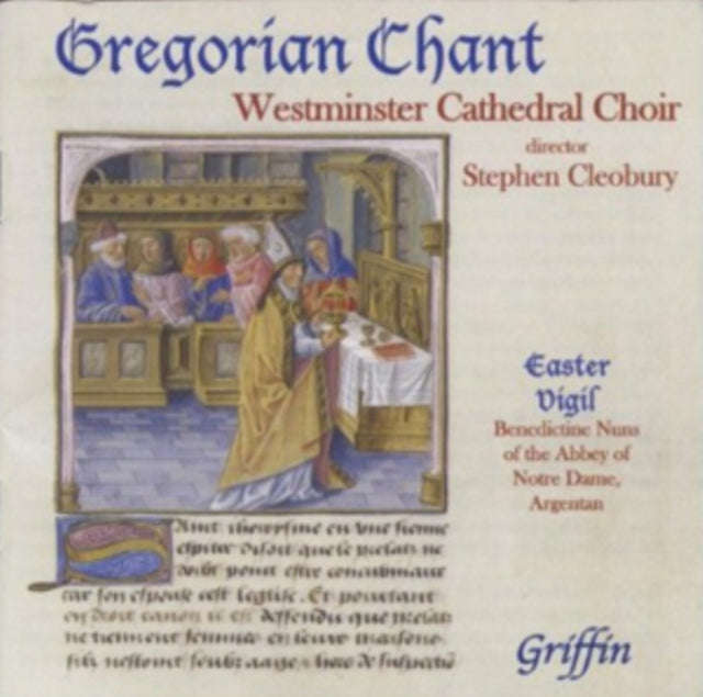 Westminster Cathedral / Cleobury - Gregorian Chant From Westminster Cathedral (CD)