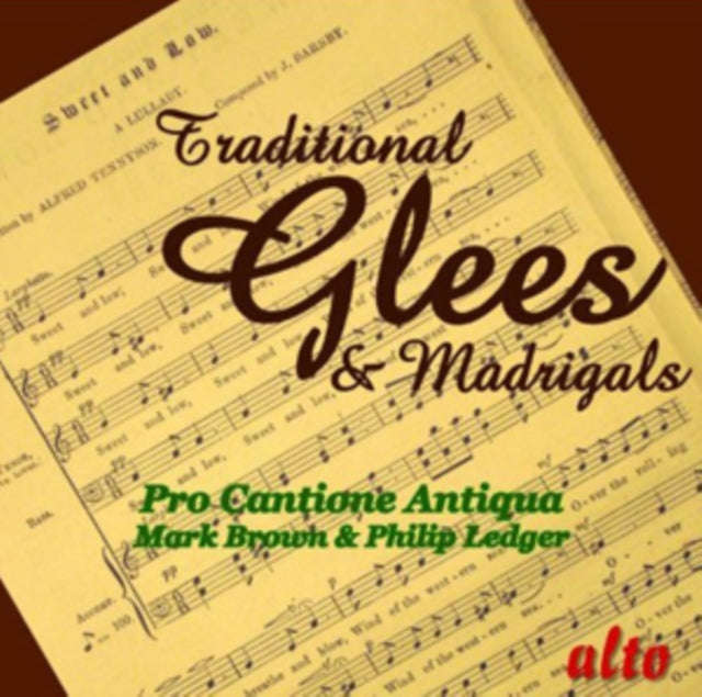 Pro Cantione Antiqua - Traditional Glees & Madrigals (CD)