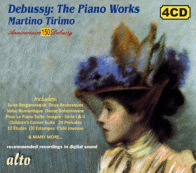 Martino Tirimo - Debussy: The Piano Works (150th Anniversary Edition) (CD)