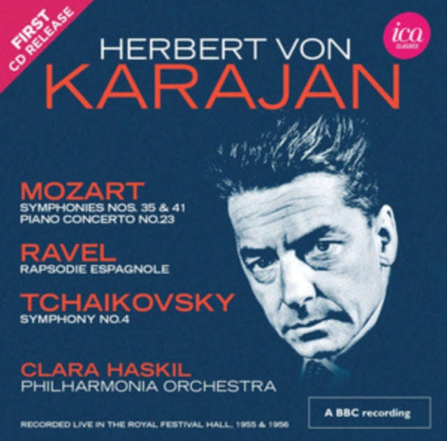 Karajan / Haskil / Phil Orch - Tchaikovsky / Ravel / Mozart (CD)