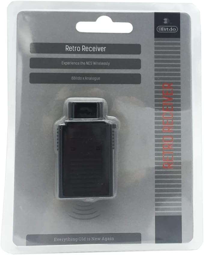 8Bitdo Bluetooth Retro Receiver for NES - (Bluetooth Multi Control Adaptor) (Retro)