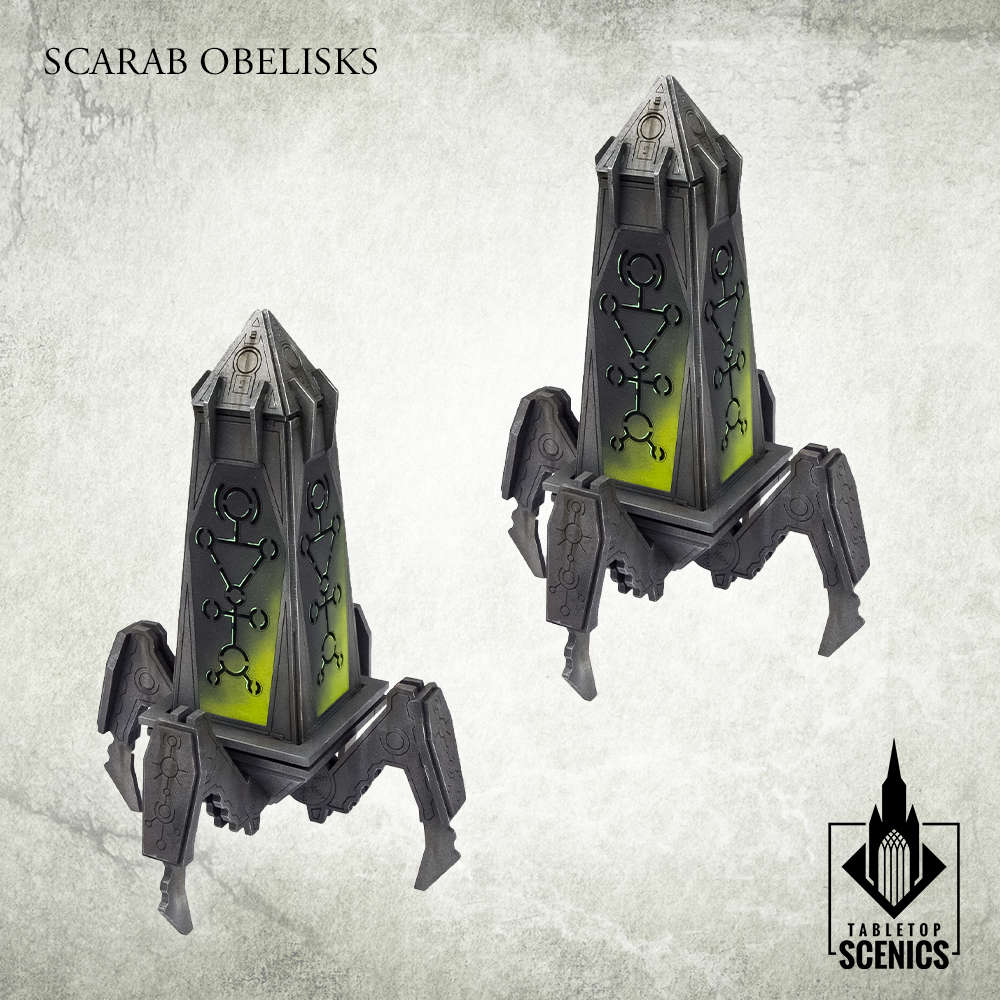 Nekropolis Scarab Obelisks (2) (Miniatures)