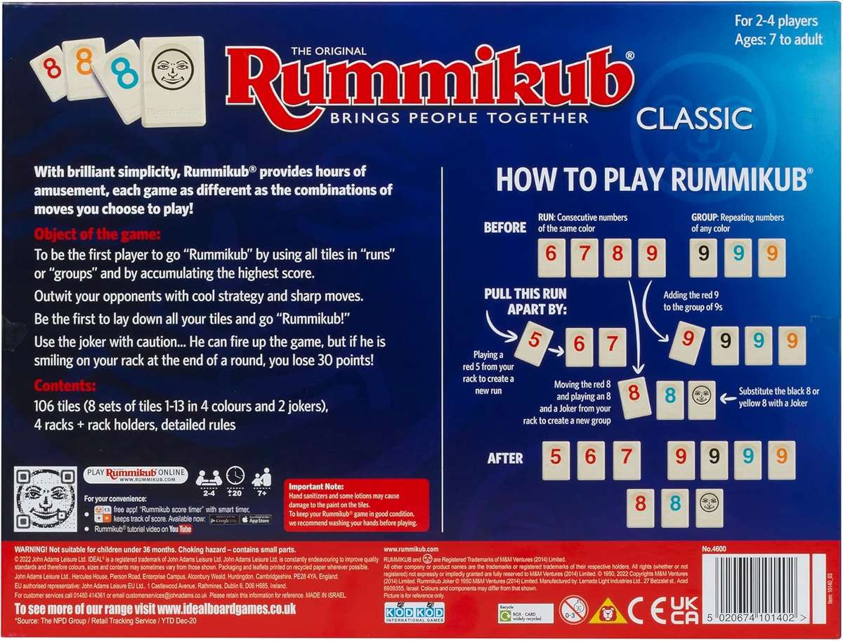 Rummikub - Classic (Board Games)