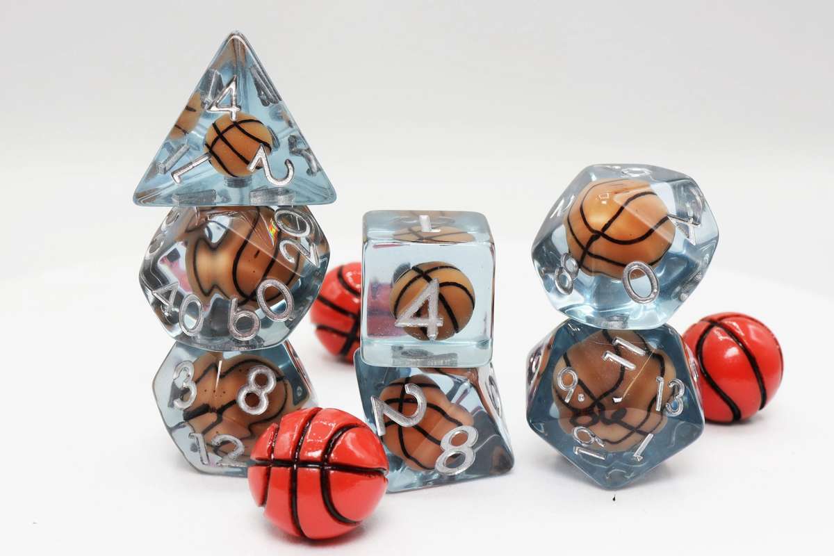 Basketball RPG Dice Set (7) (Dice Sets & Games)