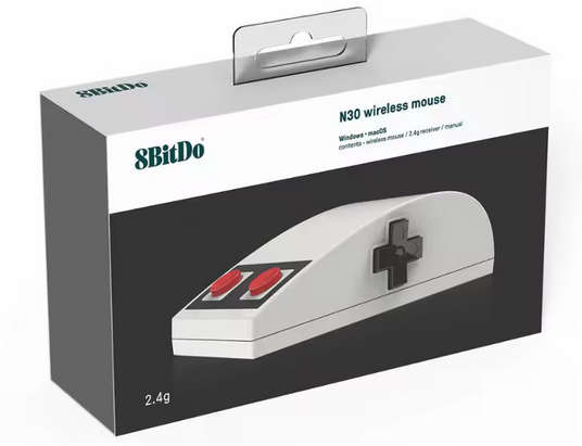 8BitDo N30 2.4Ghz Wireless Mouse (Nintendo Edition) (PC)