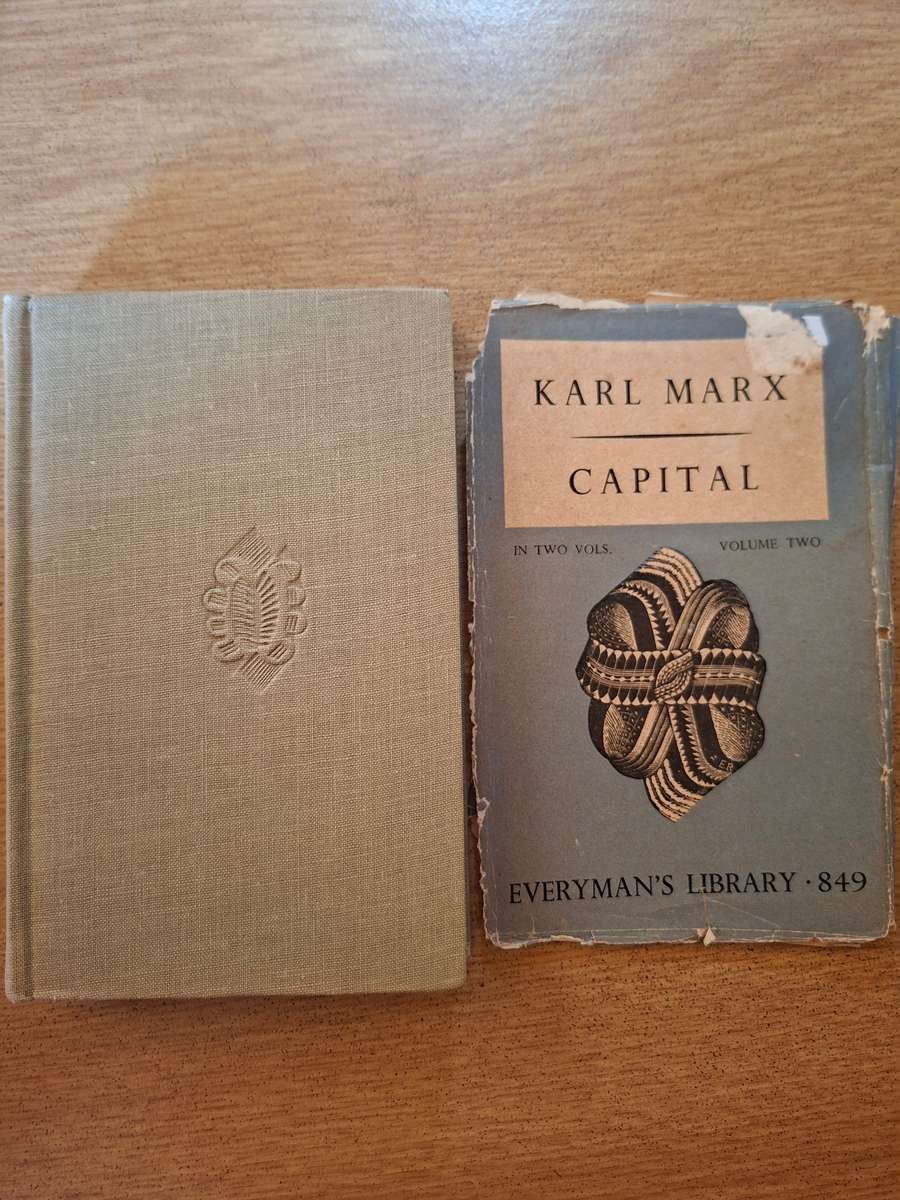 Capital, Volume Two  Karl Marx (Everymans Library No. 849, J.M. Dent & Sons / E.P. Dutton)