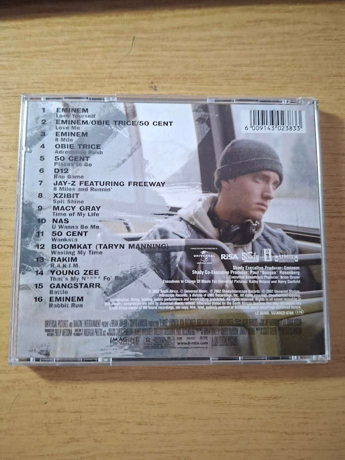 Various  Music From And Inspired By The Motion Picture 8 Mile (Second-Hand CD)