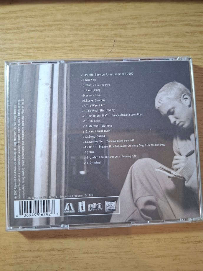 Eminem  The Marshall Mathers LP (Second-Hand CD)