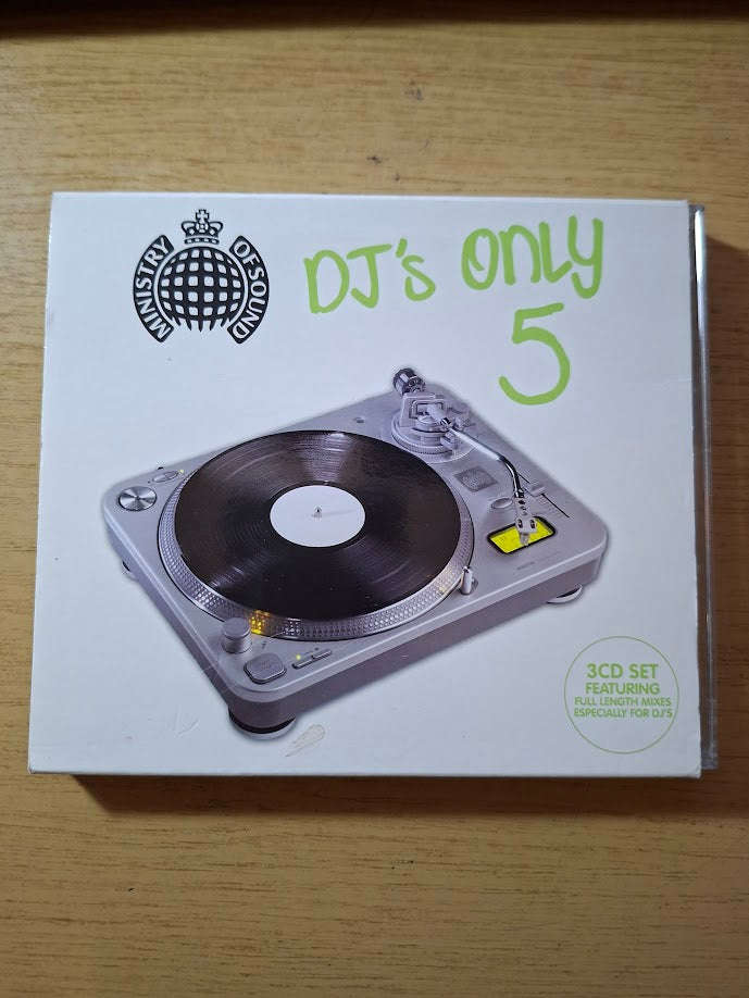 Ministry of Sound: DJs Only Vol. 1  5 (3-Disc Sets)  Second-Hand CD Collection