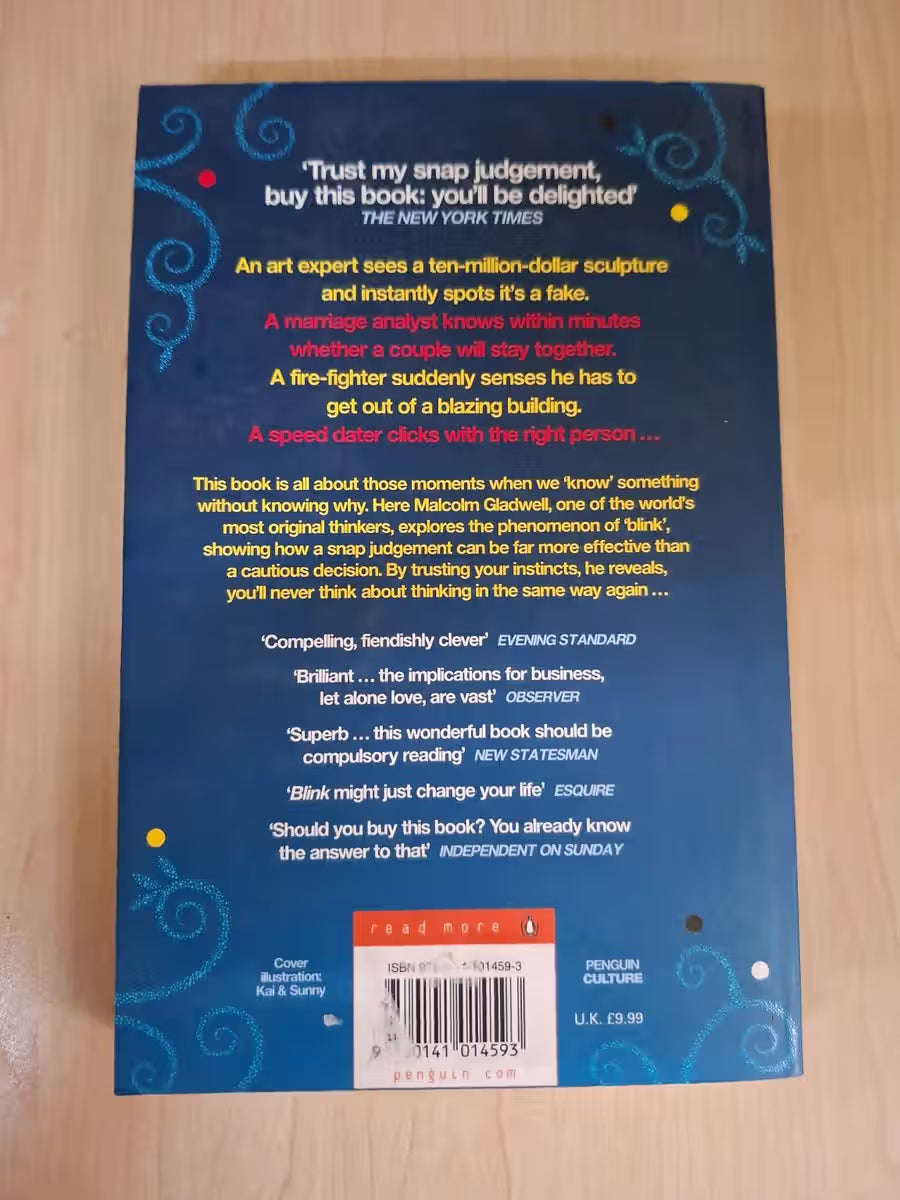 Blink: The Power of Thinking Without Thinking  Malcolm Gladwell (Paperback)