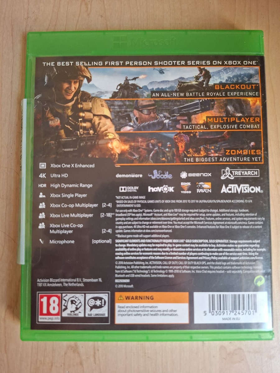 Call of Duty: Black Ops 4  Xbox One (Second Hand)