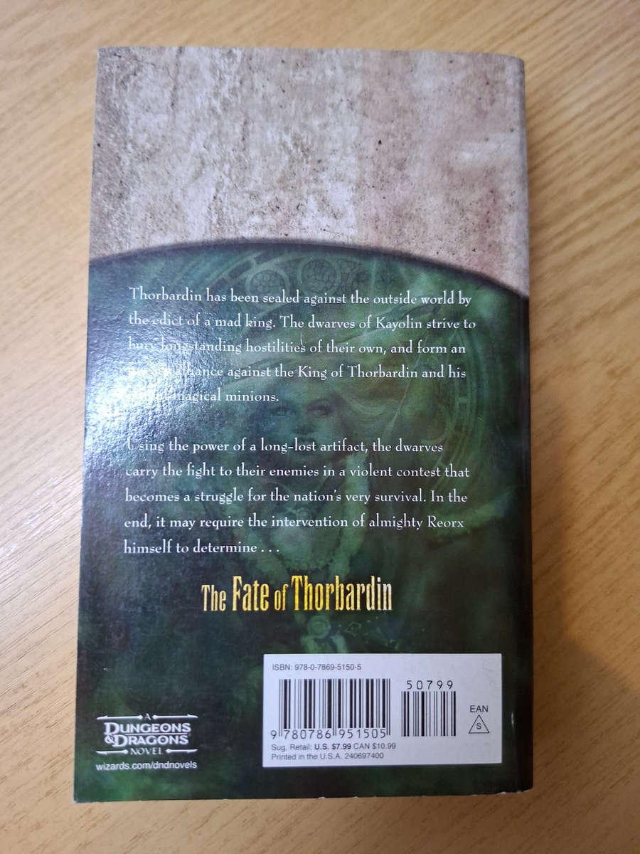 The Fate of Thorbardin  Douglas Niles (Second Hand)