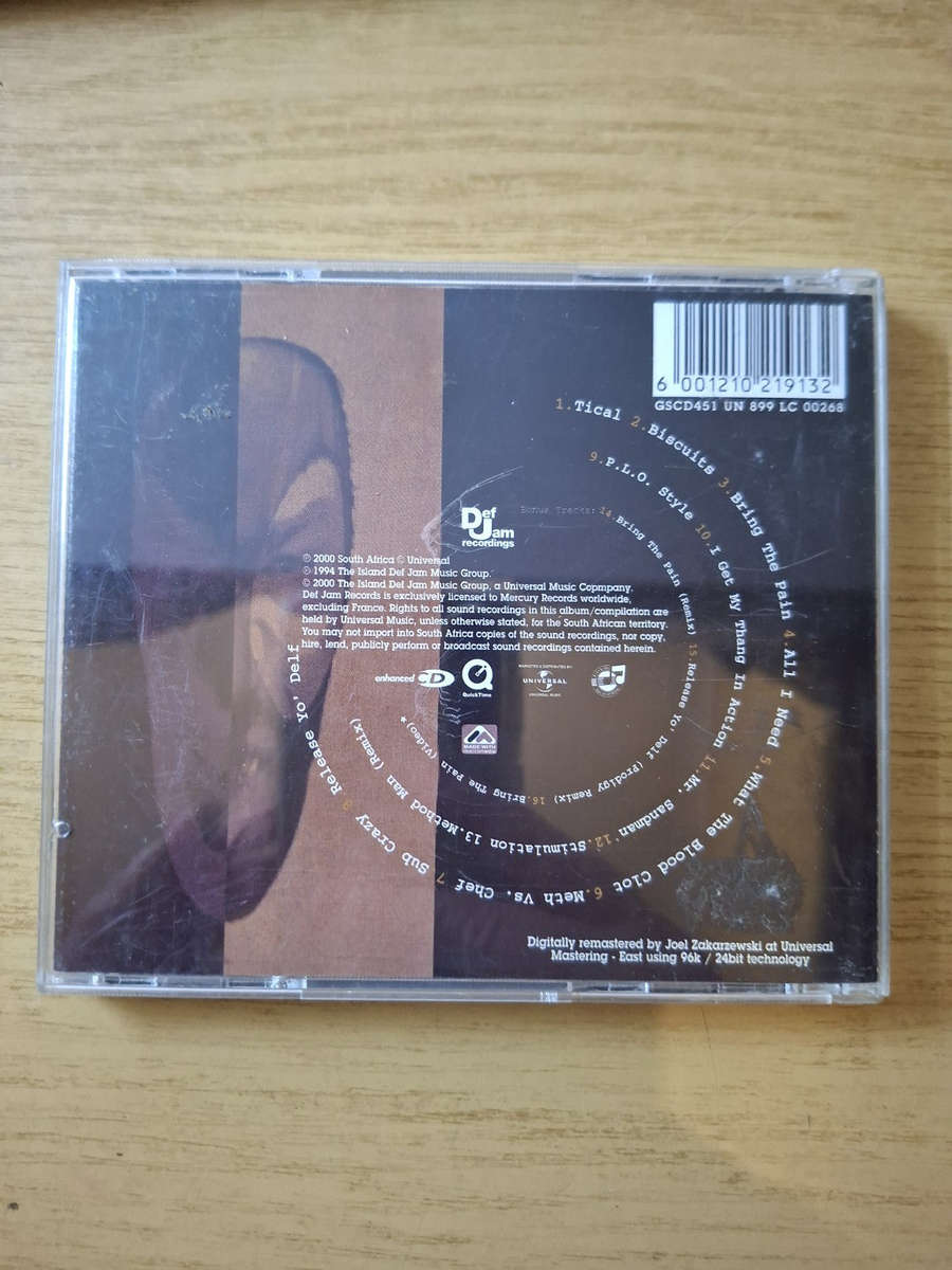 Method Man  Tical (The Def Jam Remasters) (Second Hand CD)