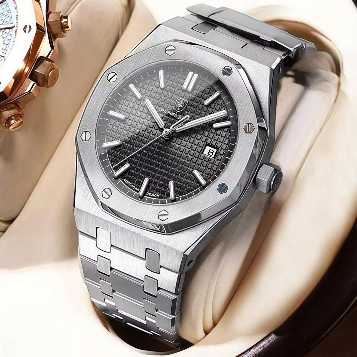 POEDAGAR Luxury Men's Quartz Watch