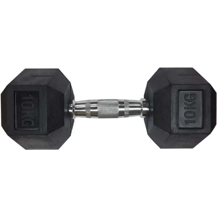 Rubber Hex Dumbbell