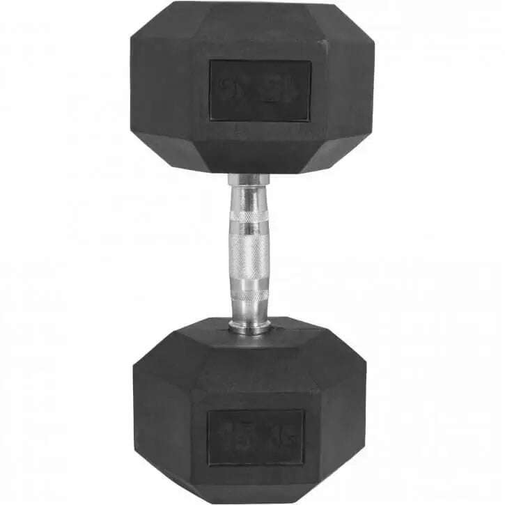 Rubber Hex Dumbbell