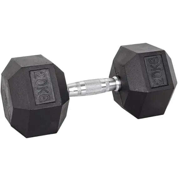 Rubber Hex Dumbbell