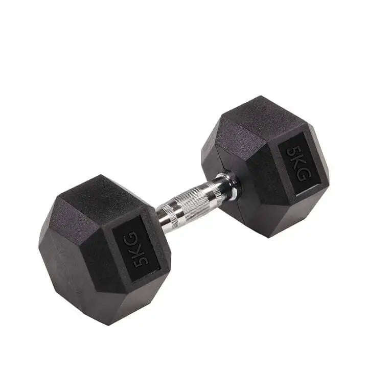 Rubber Hex Dumbbell
