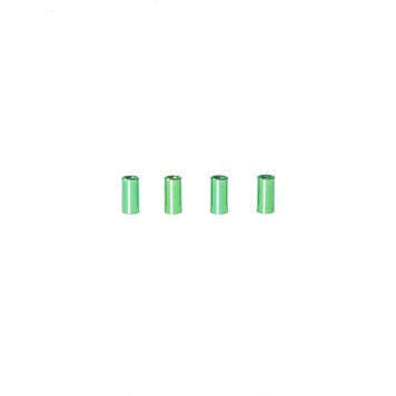 Alu Standoffs M3 10mm (8 pcs in a bag) - Green