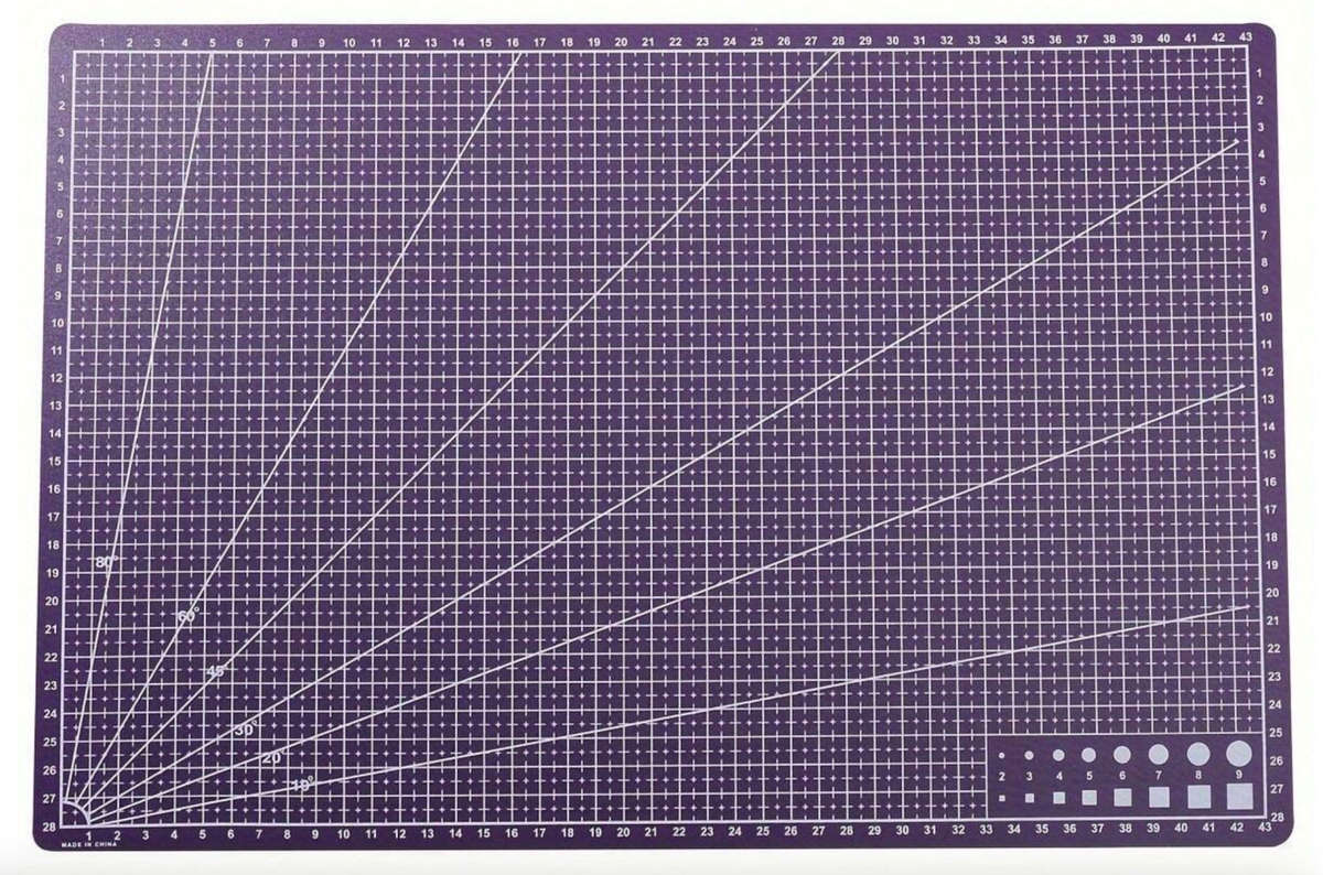 Grid-Line Cutting Mat