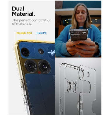 NOTHING PHONE (3) PREMIUM ULTRA HYBRID CASE CLEAR | SPIGEN