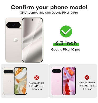 GOOGLE PIXEL 10 PRO PREMIUM TEMPERED GLASS SCREEN AND CAMERA LENS PROTECTOR 5PK | OMOTON