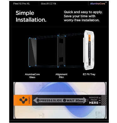 GOOGLE PIXEL 10 PRO XL PREMIUM TEMPERED GLASS SCREEN PROTECTOR 2PK | SPIGEN