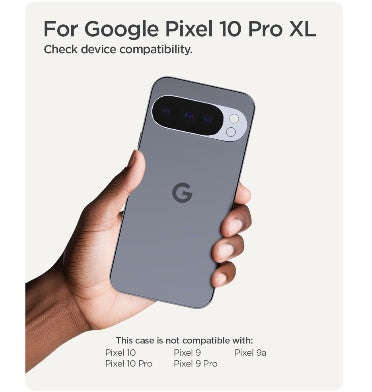 GOOGLE PIXEL 10 PRO XL PREMIUM RUGGED ARMOR MAGSAFE CASE BLACK