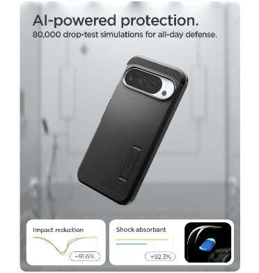 GOOGLE PIXEL 10 PRO XL PREMIUM TOUGH ARMOR MAGSAFE CASE BLACK | SPIGEN