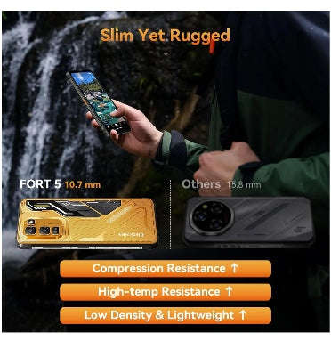 BLACKVIEW FORT 5 SLIM RUGGED 256GB/48GB BLACK