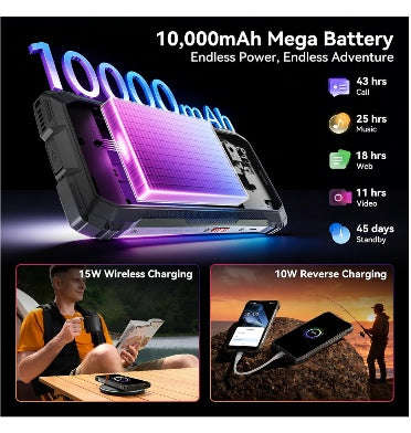 BLACKVIEW ROCK 3 RUGGED/FLIR 256GB/32GB 10000MAH BLACK