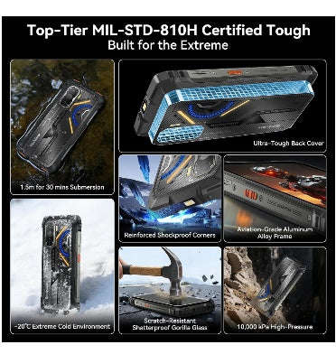 BLACKVIEW ROCK 3 RUGGED/FLIR 256GB/32GB 10000MAH BLACK