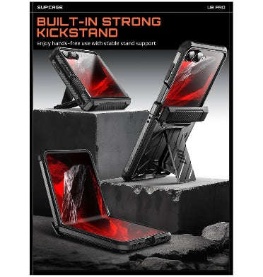 SAMSUNG GALAXY Z FLIP 8 PREMIUM FULL BODY PROTECTIVE CASE BLACK | SUPCASE