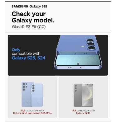 SAMSUNG GALAXY S25 PREMIUM TEMPERED GLASS SCREEN PROTECTOR 2PK | SPIGEN