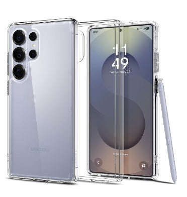 SAMSUNG GALAXY S25 ULTRA PREMIUM ULTRA HYBRID CRYSTAL CASE CLEAR | SPIGEN