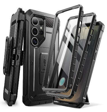 SAMSUNG GALAXY S25 ULTRA FULL BODY RUGGED PROTECTIVE CASE BLACK | SUPCASE