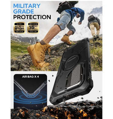 SAMSUNG GALAXY S25 ULTRA PREMIUM FULL BODY ARMORBOX MAGSAFE CASE BLACK | I-BLASON