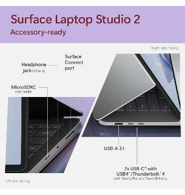 MICROSOFT SURFACE LAPTOP STUDIO 2 i7 512GB/16GB PLATINUM