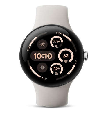 GOOGLE PIXEL WATCH 3 45MM SILVER/PORCELAIN