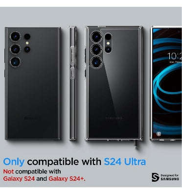 SAMSUNG GALAXY S24 ULTRA PREMIUM ULTRA HYBRID CRYSTAL CASE CLEAR | SPIGEN