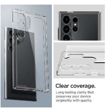 SAMSUNG GALAXY S24 ULTRA PREMIUM ULTRA HYBRID CRYSTAL CASE CLEAR | SPIGEN