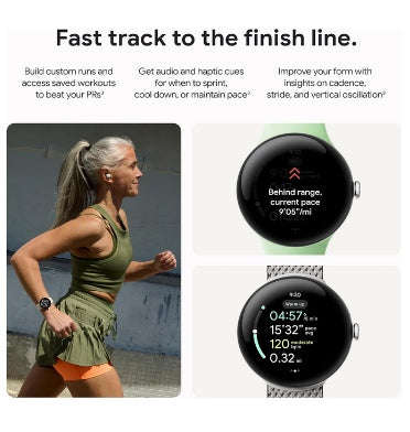 GOOGLE PIXEL WATCH 3 45MM SILVER/PORCELAIN