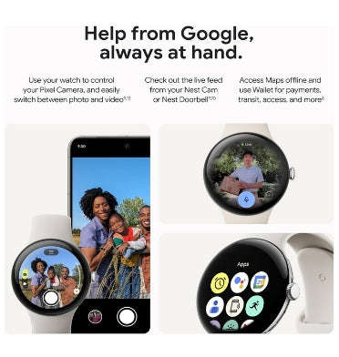 GOOGLE PIXEL WATCH 3 41MM MATTE BLACK/OBSIDIAN