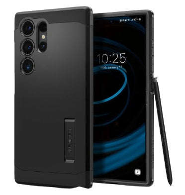 SAMSUNG GALAXY S24 ULTRA PREMIUM TOUGH ARMOR MAGFIT CASE BLACK | SPIGEN