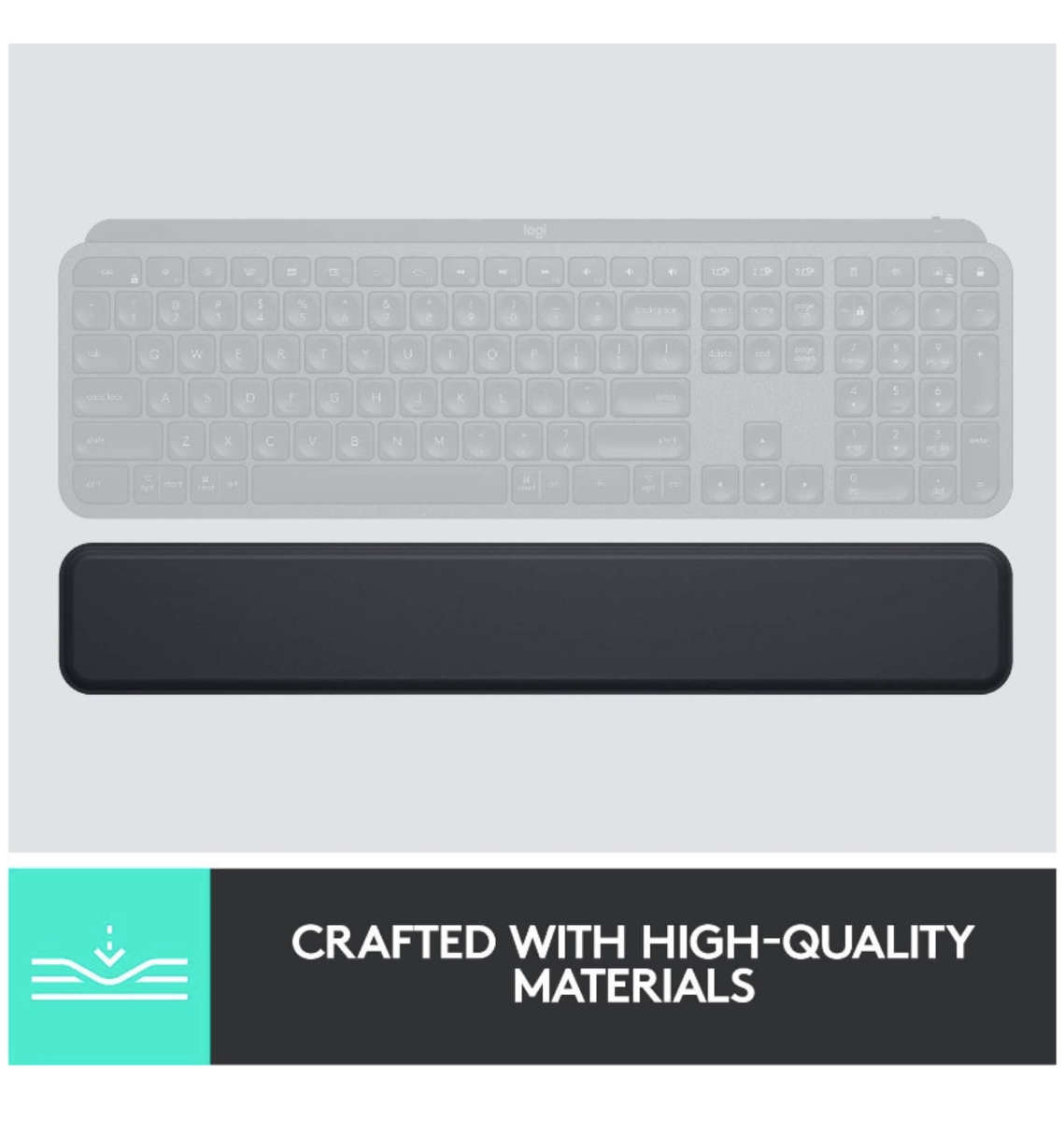 LOGITECH MX KEYS PALM REST BLACK