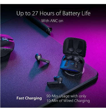 ASUS ROG CETRA WIRELESS NOISE CANCELLING GAMING EARBUDS BLACK