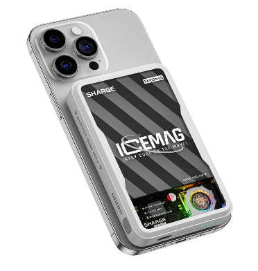 SHARGE ICEMAG MAGSAFE 10000MAH 20W PD WIRELESS MAGNETIC POWERBANK WITH ACTIVE COOLING